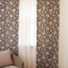 Curtain panel SNOW FLAKES, grey