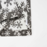 Curtain panel SNOW FLAKES, grey
