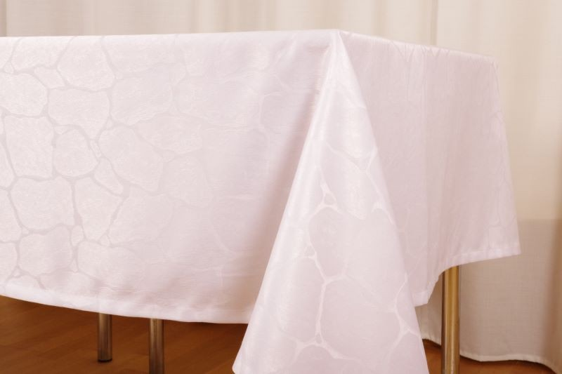 Tablecloth RODANO rectangular, white, custom size
