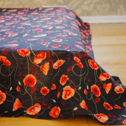 Bedspread MOONID, black