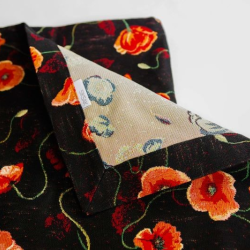 Bedspread MOONID, black