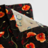 Bedspreads POPPIES, black