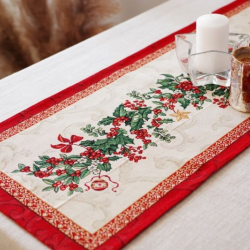 Christmas table runner GINGLE