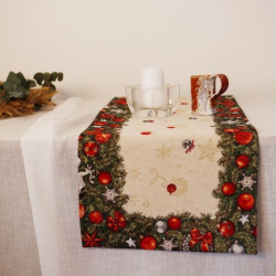 Christmas table runner SPRUCE