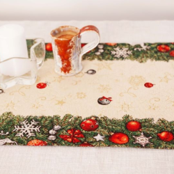 Christmas table runner SPRUCE