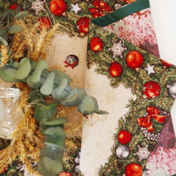 Christmas table runner SPRUCE