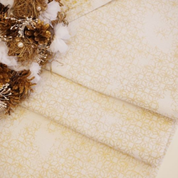Table runner RECIFE v.389, beige-gold