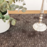 Table runner RECIFE v.1121, black-silver