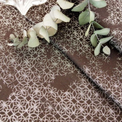 Table runner RECIFE v.1121, black-silver