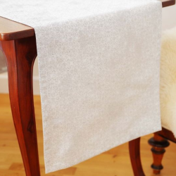 Table runner RECIFE v.724, grey-silver