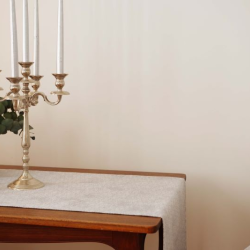 Table runner RECIFE v.724, grey-silver
