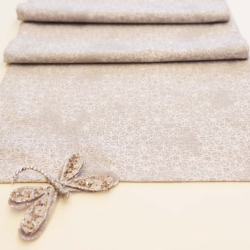 Table runner RECIFE v.724, grey-silver