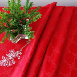 Tablecloth LOOP v.25, red, with Teflon treatment, custom size