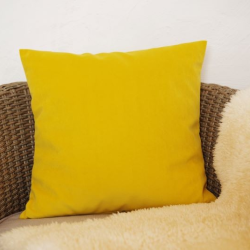 Cushion cover JADE v.400, yellow