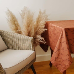 Tablecloth ACACIA, v.362, brown, custom size