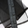Sheer curtain RIVA v.12, black