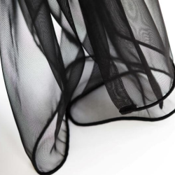 Sheer curtain RIVA v.12, black