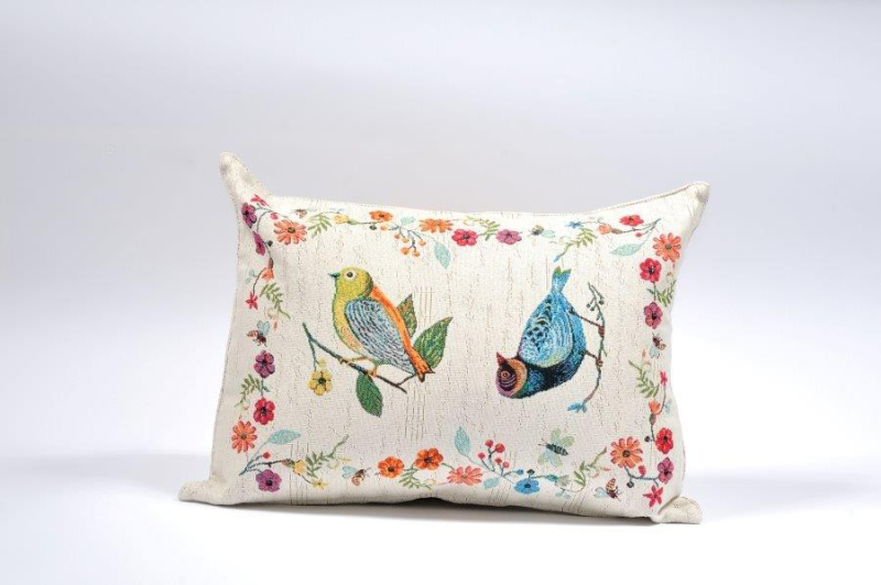 Cushion cover BIRDS 35x48cm