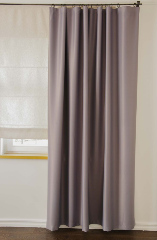 Blackout curtain SATEN v.907, gray