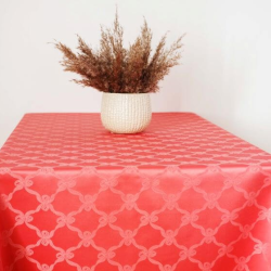 Tablecloth LOOP v.11, old pink, square, with Teflon treatment