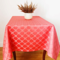 Tablecloth LOOP v.11, dusty pink, rectangular, with Teflon treatment