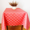 Tablecloth LOOP v.11, dusty pink, rectangular, with Teflon treatment