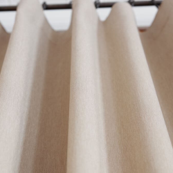 Blackout curtain TRENCH v.66, grey-beige, ready-made curtain, SPECIAL PRICE