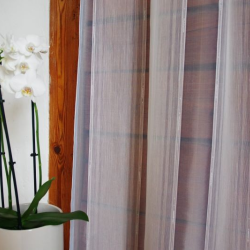 Sheer curtain BALTICO v.4, light blue