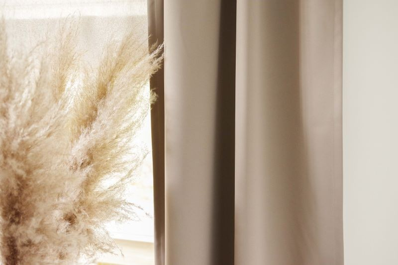 Dimout curtain PETER v.29, beige-grey
