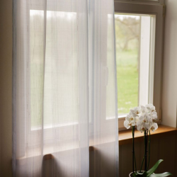 Sheer curtain BALTICO v.4, light blue