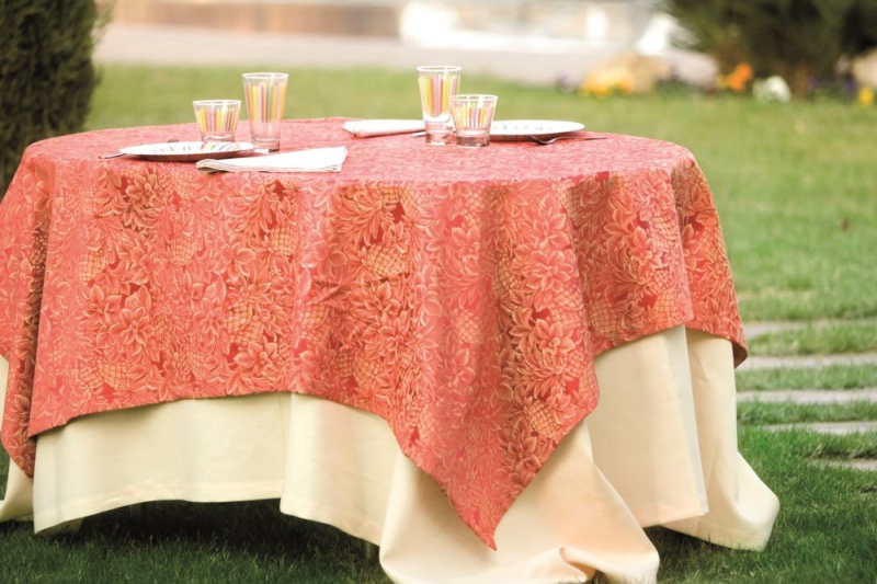 Tablecloth CARIBE, round LM