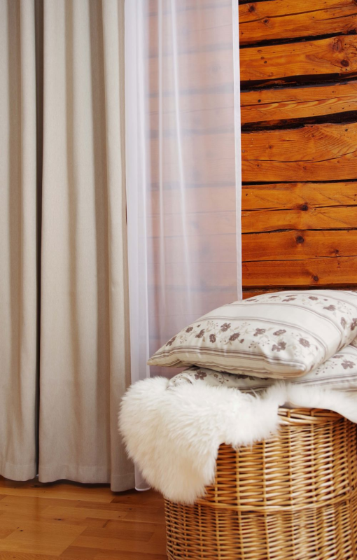 Dimout curtain TRENCH v.66, grey-beige, ready-made curtain, special price