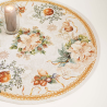 Christmas tablecloth CANDLE, round