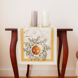 Christmas table runner CANDLE