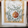 Christmas table runner CANDLE long