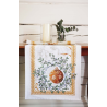 Christmas table runner CANDLE long