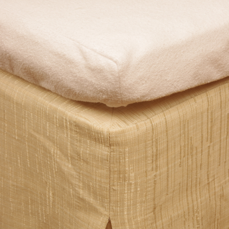 Mattress protector for a mattress topper