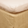 Mattress protector for a mattress topper