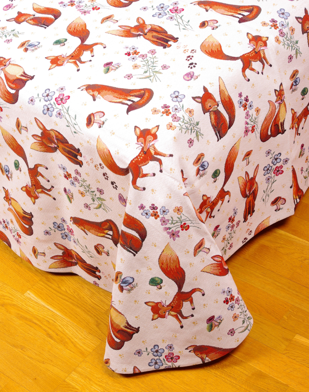 Bedspread FOXES