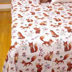 Bedspread FOXES