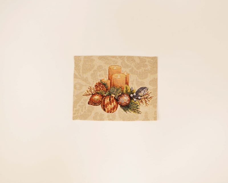 Christmas table runner CANDLE, small