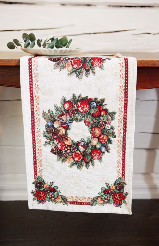 Christmas table runner FIDELITY v.4, small