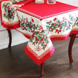 Christmas tablecloth GINGLE, rectangular