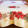 Christmas tablecloth GOLD, large