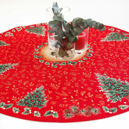 Tablecloth PINETREE, round