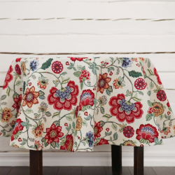 Tablecloth JAVA v.4 bright, round