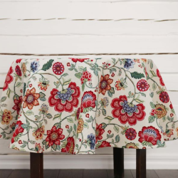 Tablecloth JAVA v.4 light, round