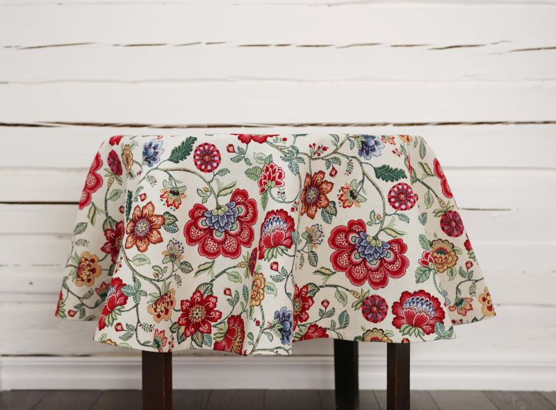 Tablecloth JAVA v.4 bright, round