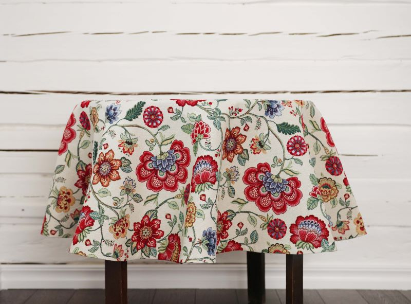 Tablecloth JAVA v.4 light, round