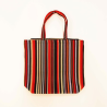 Carrying bag VIENA, stripe, with zipper